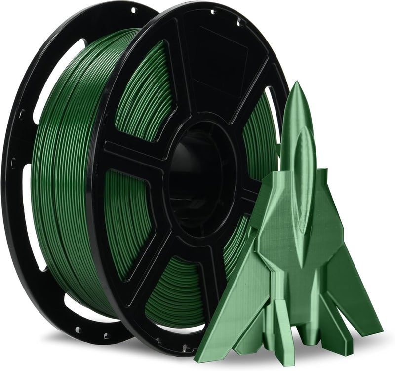 FLASHFORGE Rapid PETG Filament 1.75mm Metallic Green, Max 600mm/s High Speed Printing, 3D Printer Filament 1kg Spool, Dimensional Accuracy +/- 0.02mm, Fits Most 3D Printers - Image 1